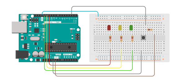 Byg et trafiklys arduino uden logo v1